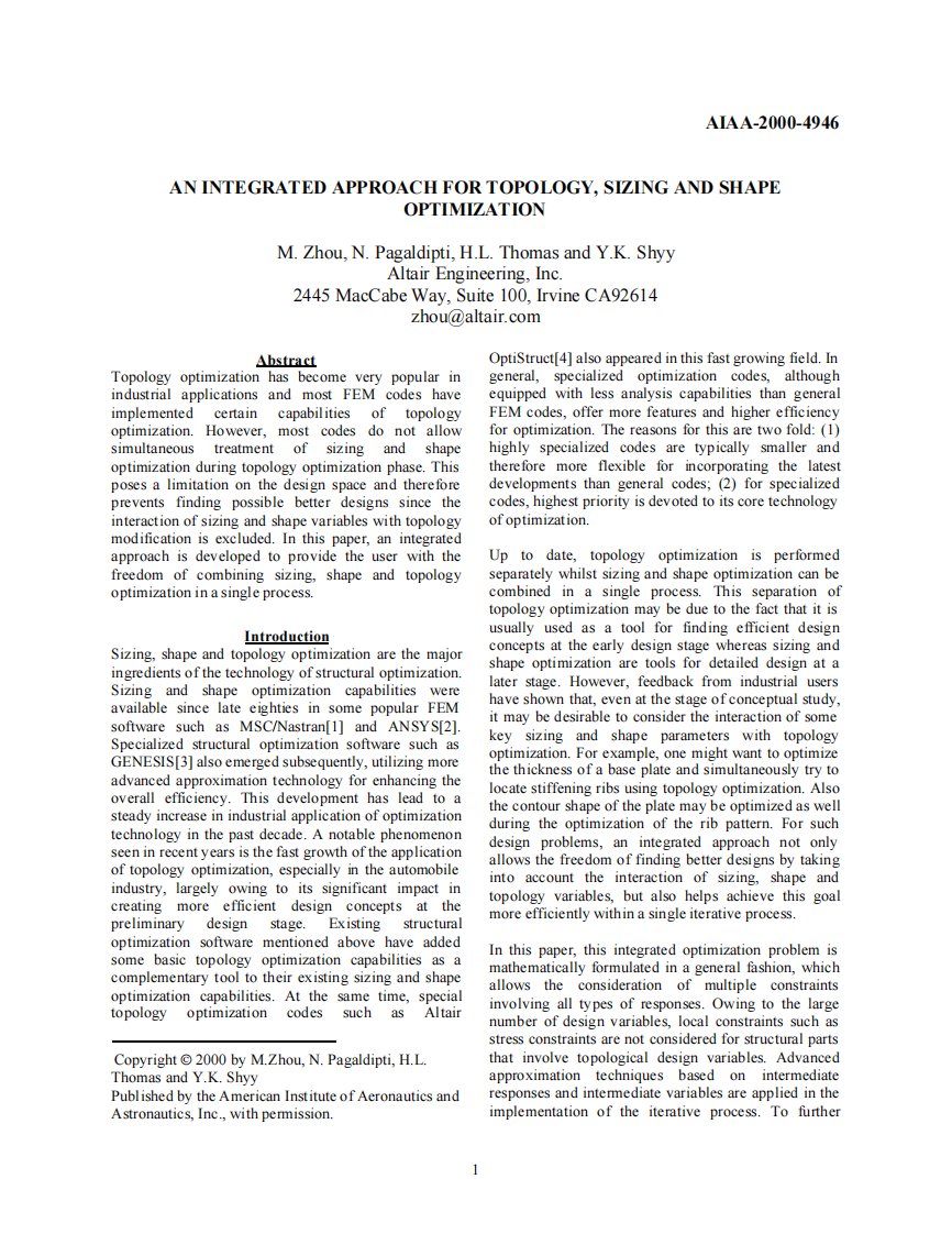 optistruct优化基本原理.pdf