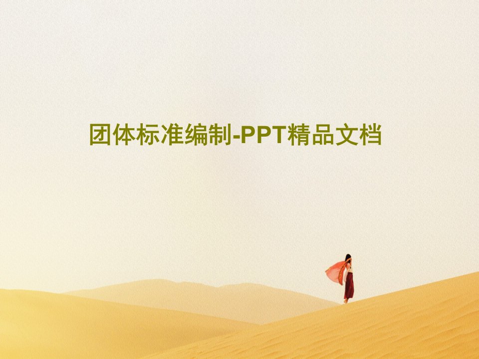 团体标准编制-PPT精品文档共110页文档