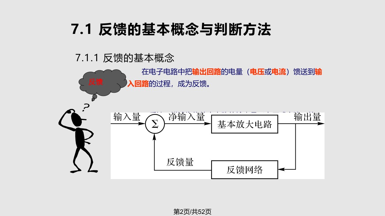 模拟电子技术基础黄瑞祥反馈放大电路