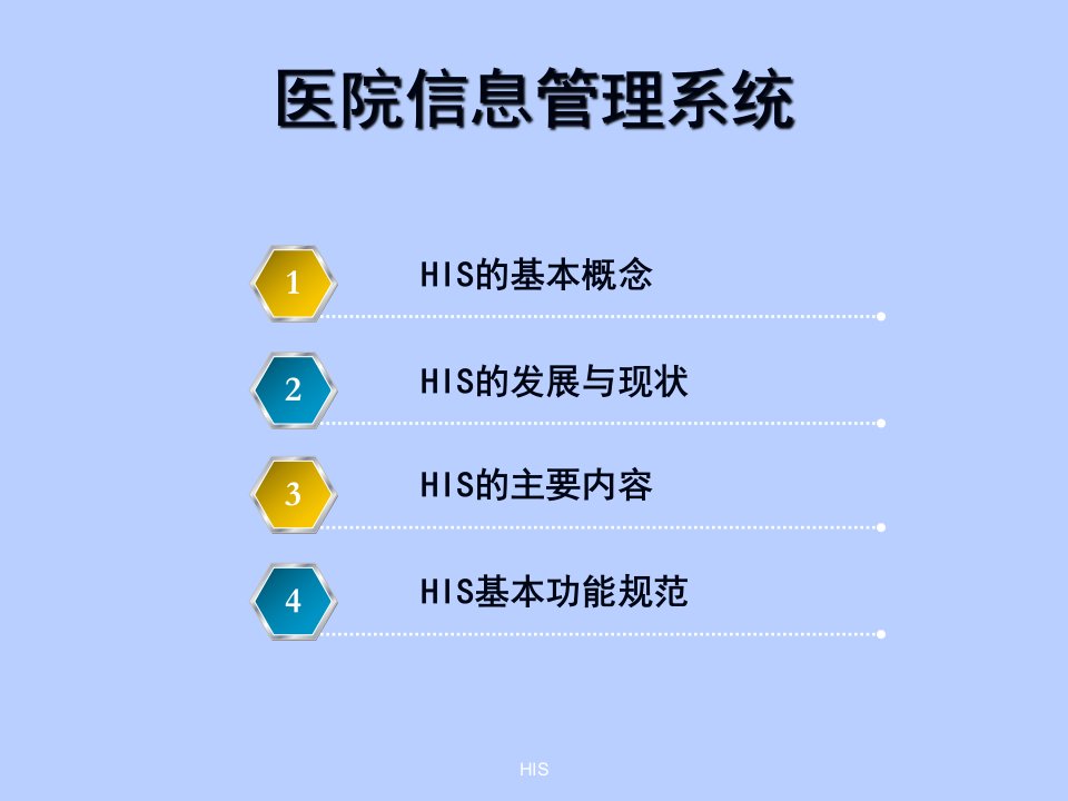 医院信息系统HIS知识培训一