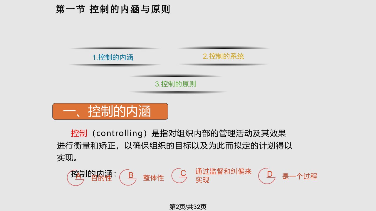 控制的类型与过程管理学马工程