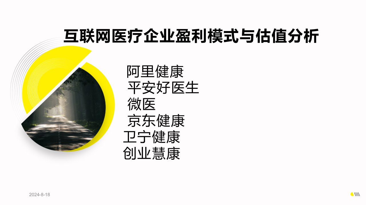 20年互联网医疗企业盈利模式与估值分析-(阿里健康等