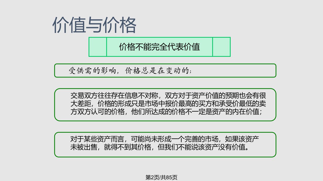 投资估值折现现金流估值法