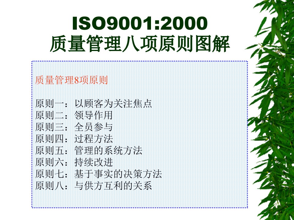 ISO9001质量管理8项原则（PPT10）-ISO9000