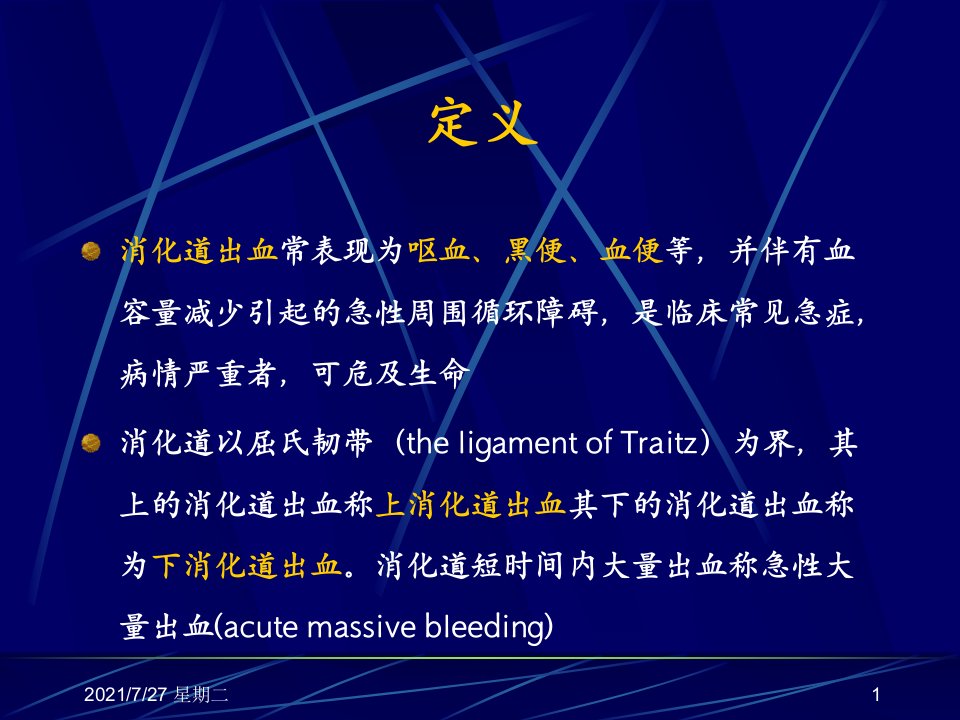 齐鲁医学消化道出血急诊学