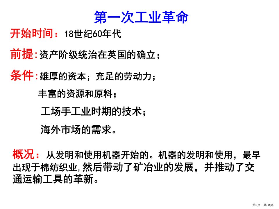 三次科技革命及其对中国的影响教学课件通用