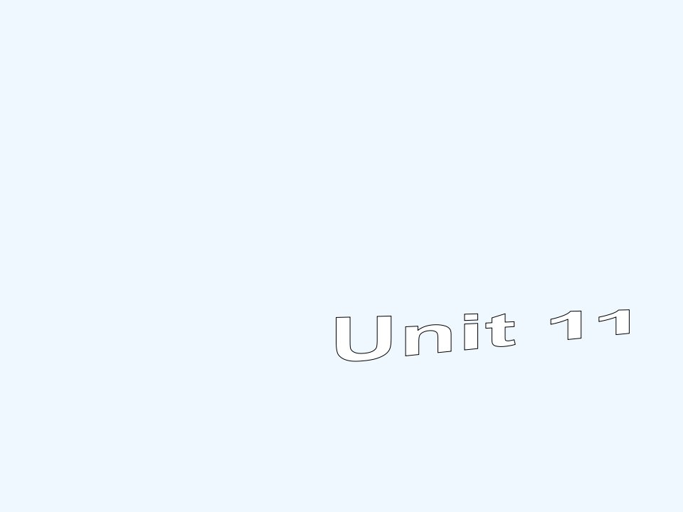 人教版初三英语Unit11