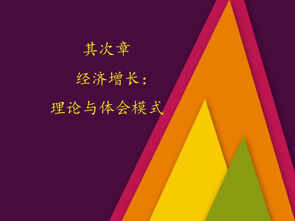 超详细2022年第二章-经济增长：理论与经验模式PPT课件(精华版)