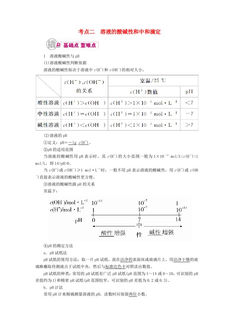 高考化学一轮复习