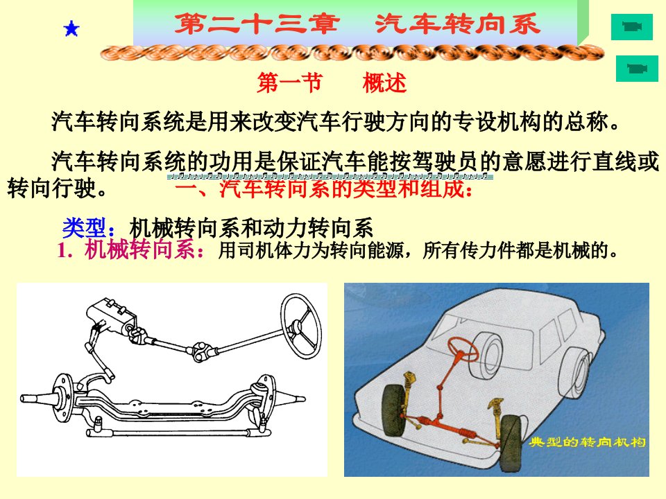 汽车底盘构造第二十三章转向系