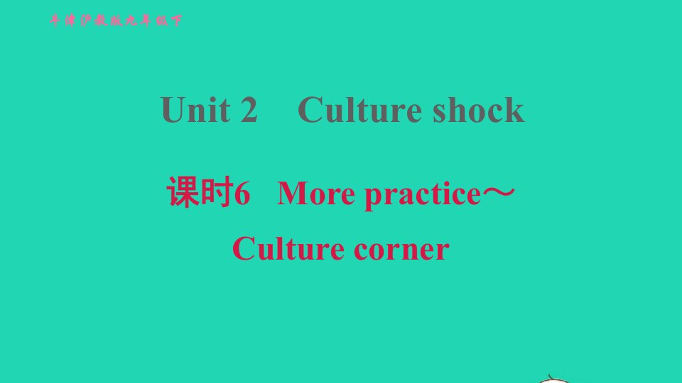 2022九年级英语下册Module1ExplorationsandexchangesUnit2Cultureshock课时6Morepractice_Culturecorner习题课件牛津深圳版