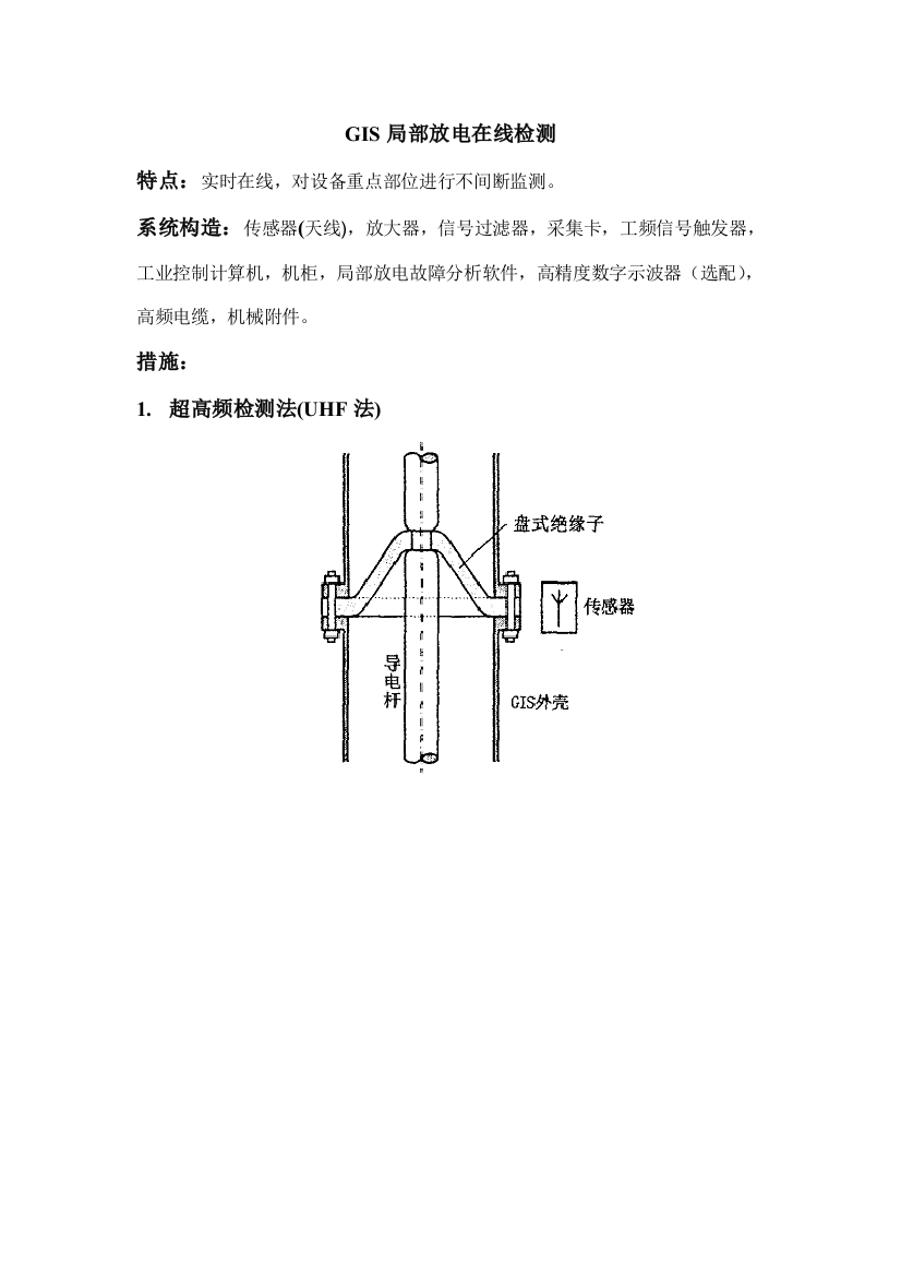 GIS局部放电检测方法及原理