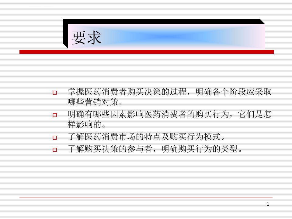 第4章医药消费者购买行为分析ppt课件