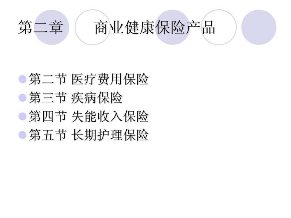 第二章健康保险产品.ppt