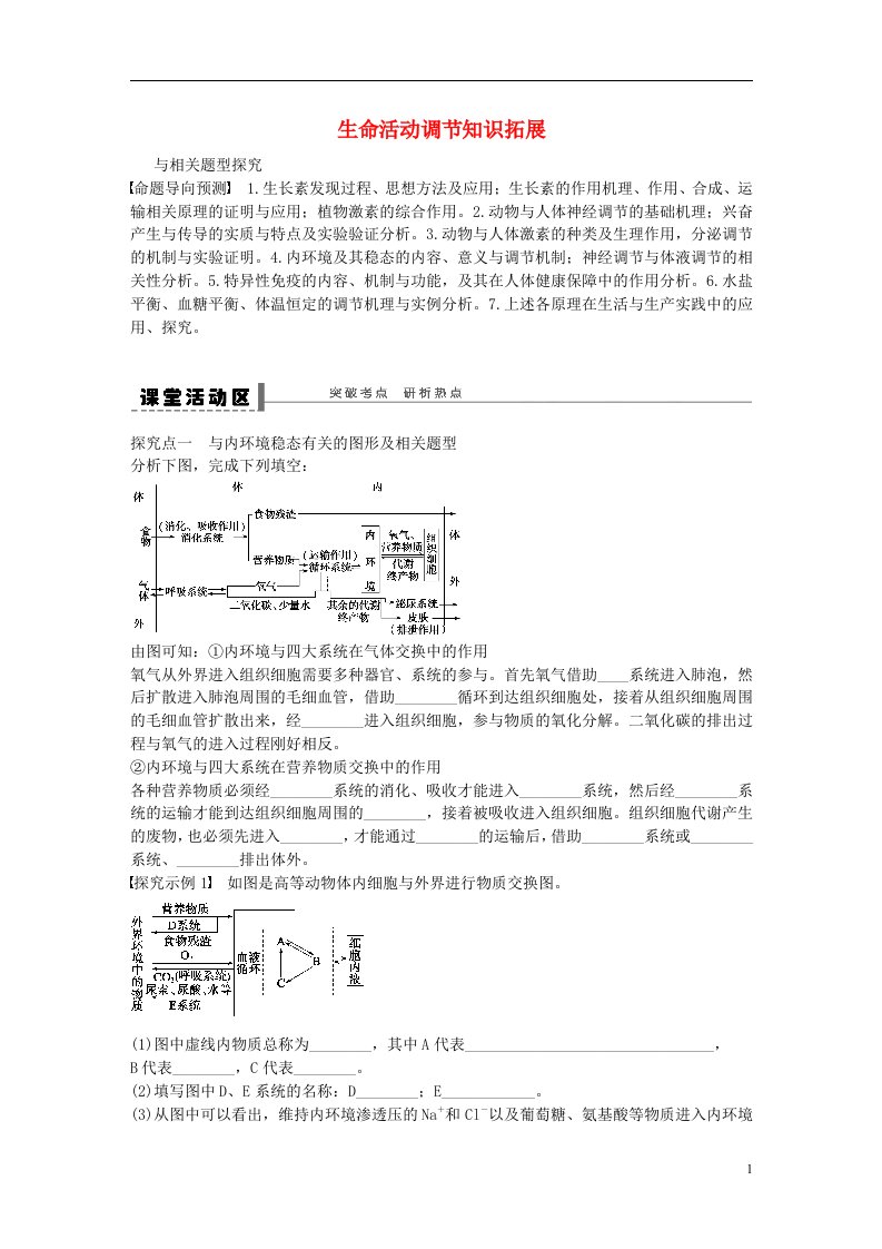 高考生物大一轮复习