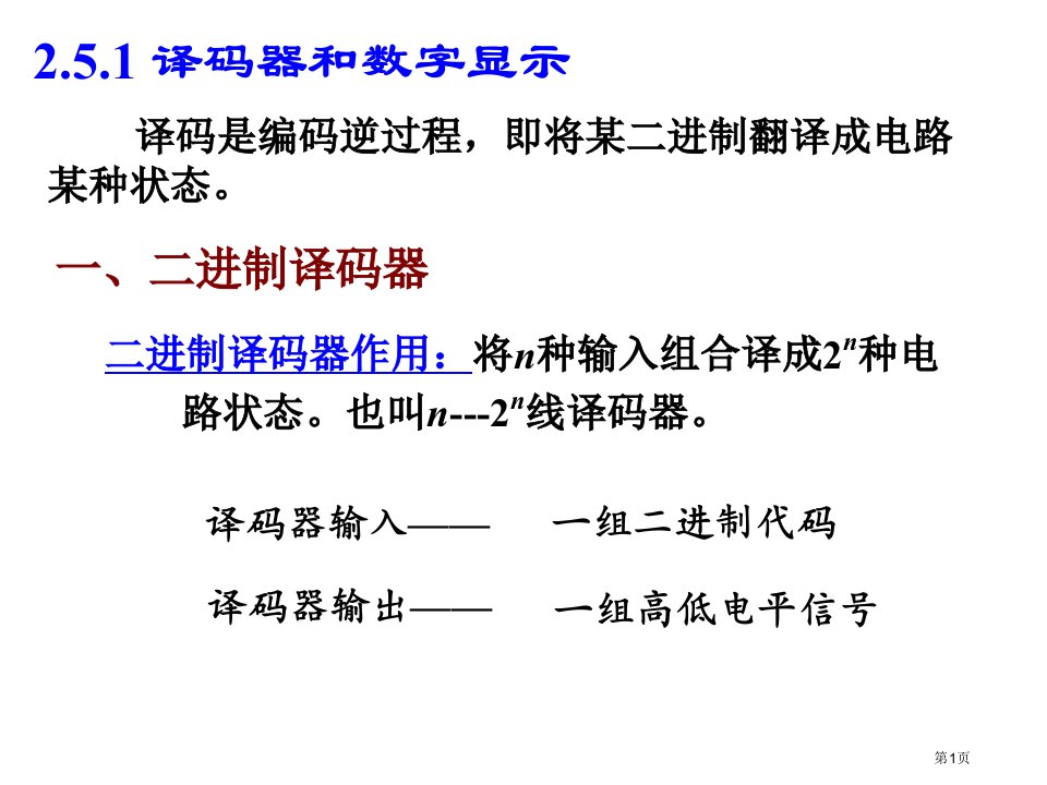 译码器与编码器PPT课件