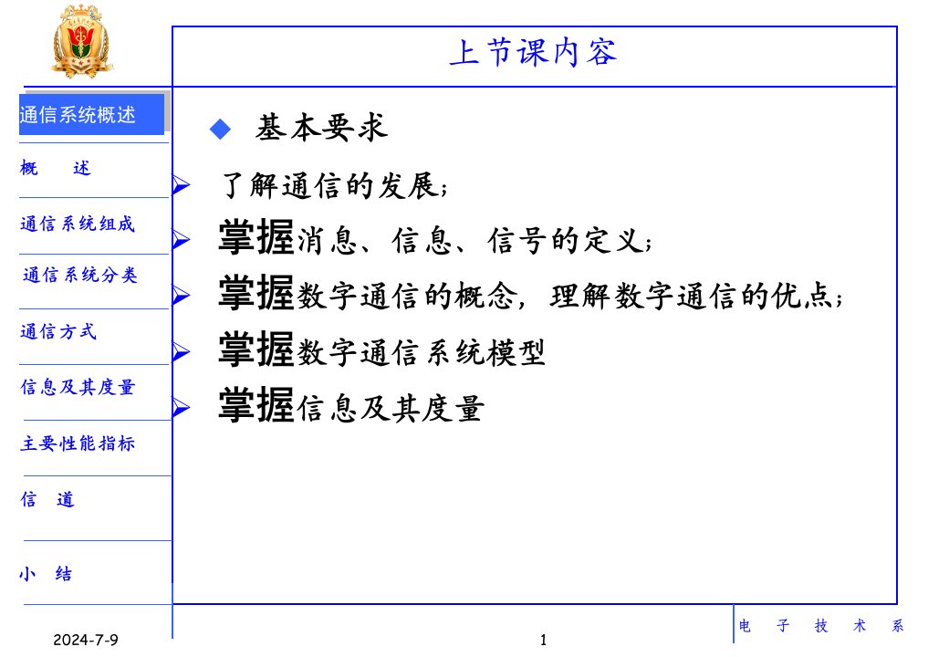 通信原理-绪论2讲新