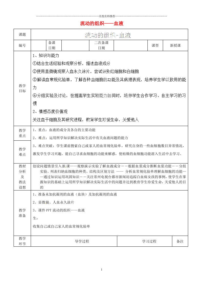 山东省临沂市蒙阴县第四中学初中七年级生物下册