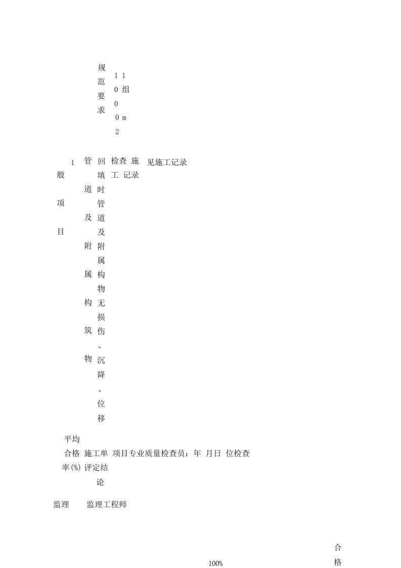 市政工程电力管道资料表格全套