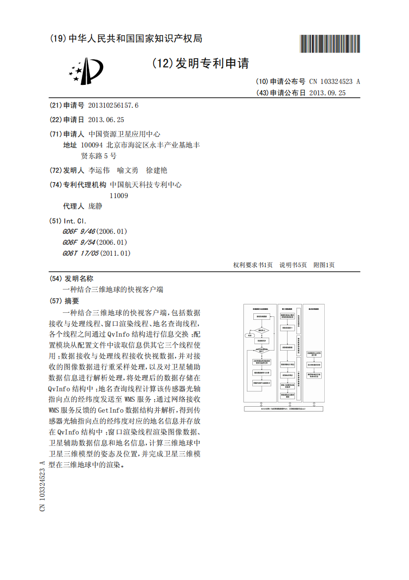 一种结合三维地球的快视客户端