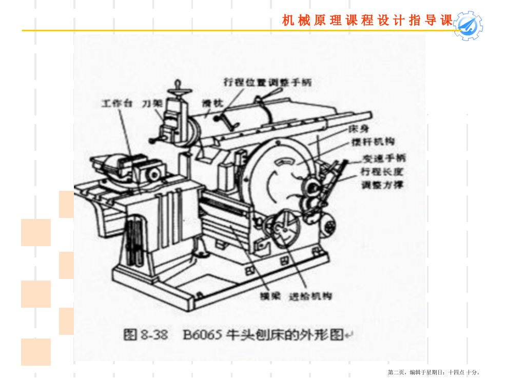机械原理课程设计牛头刨床