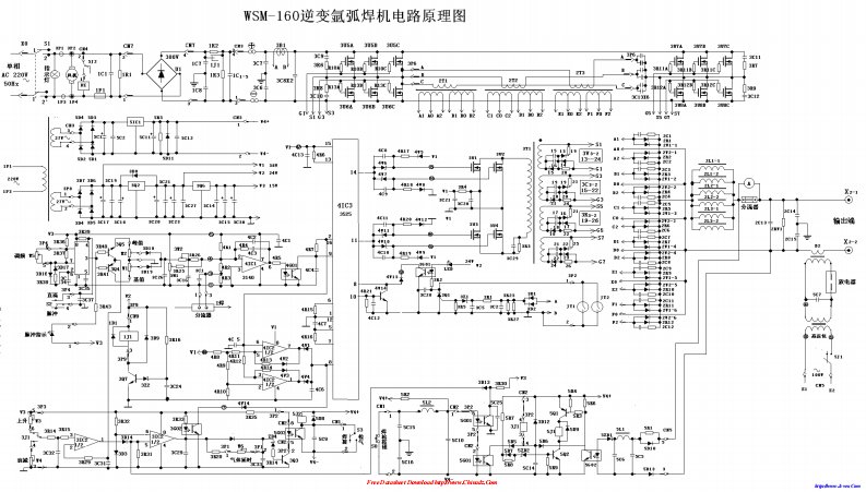 WSM-160逆变氩弧焊机图纸