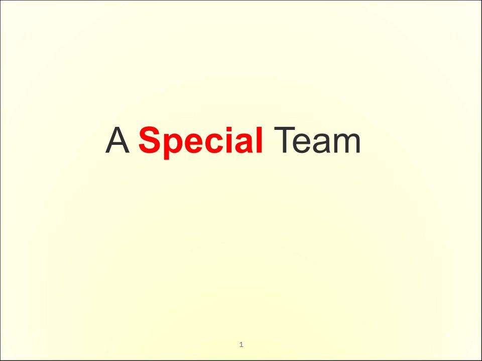 北师大版(初中二年级)八年级英语上册PPT：A-Special-Team课件