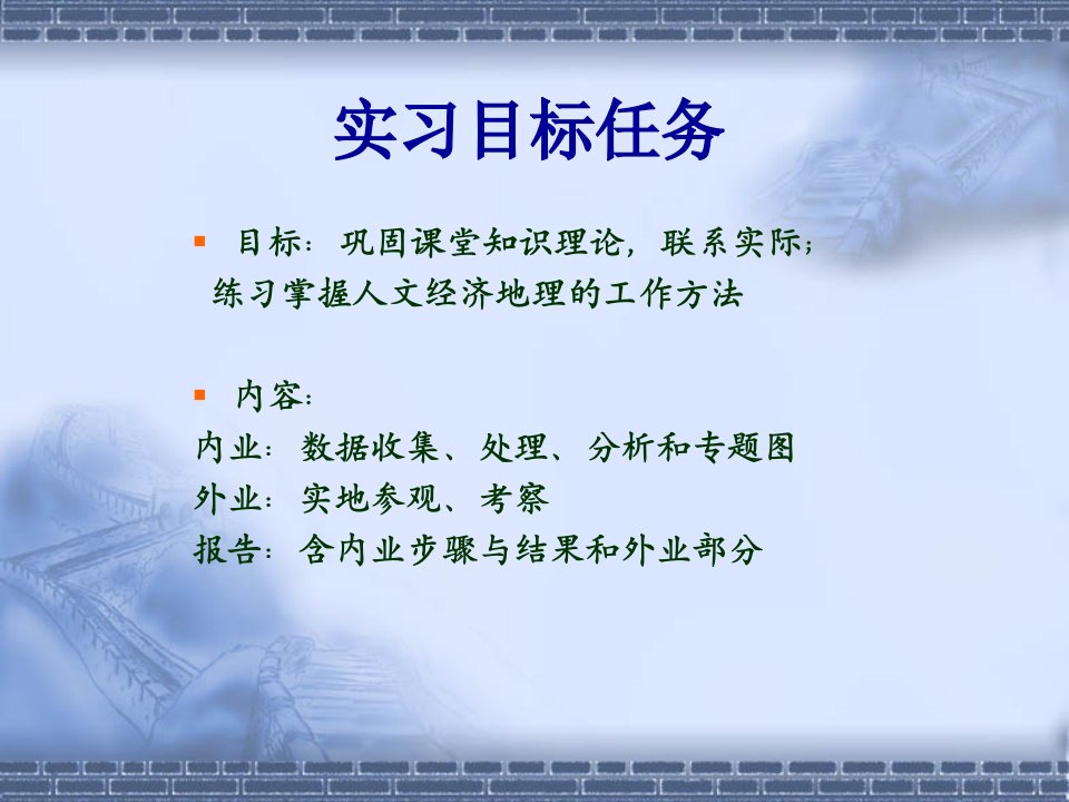 最新地信级人文经济地理学实习精品课件