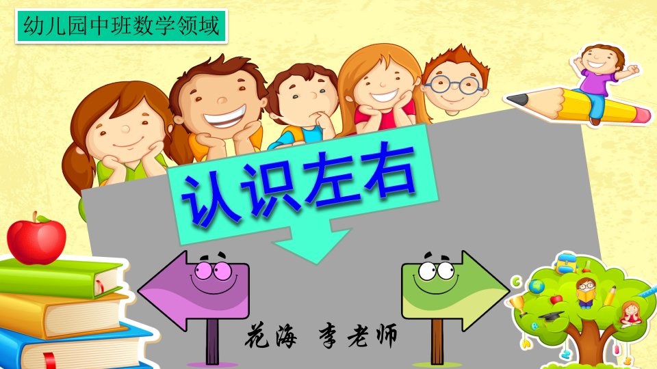 幼儿园中班数学领域《认识左右》课件