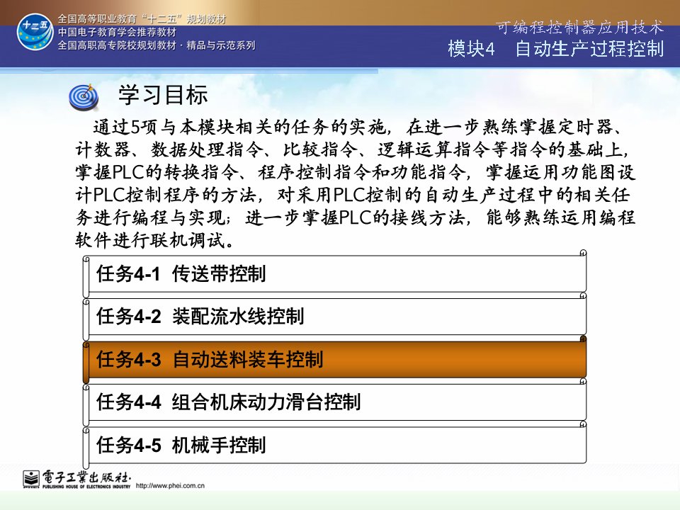 林小宁-《可编程控制器应用技术》模块4任务4-3-PPT课件