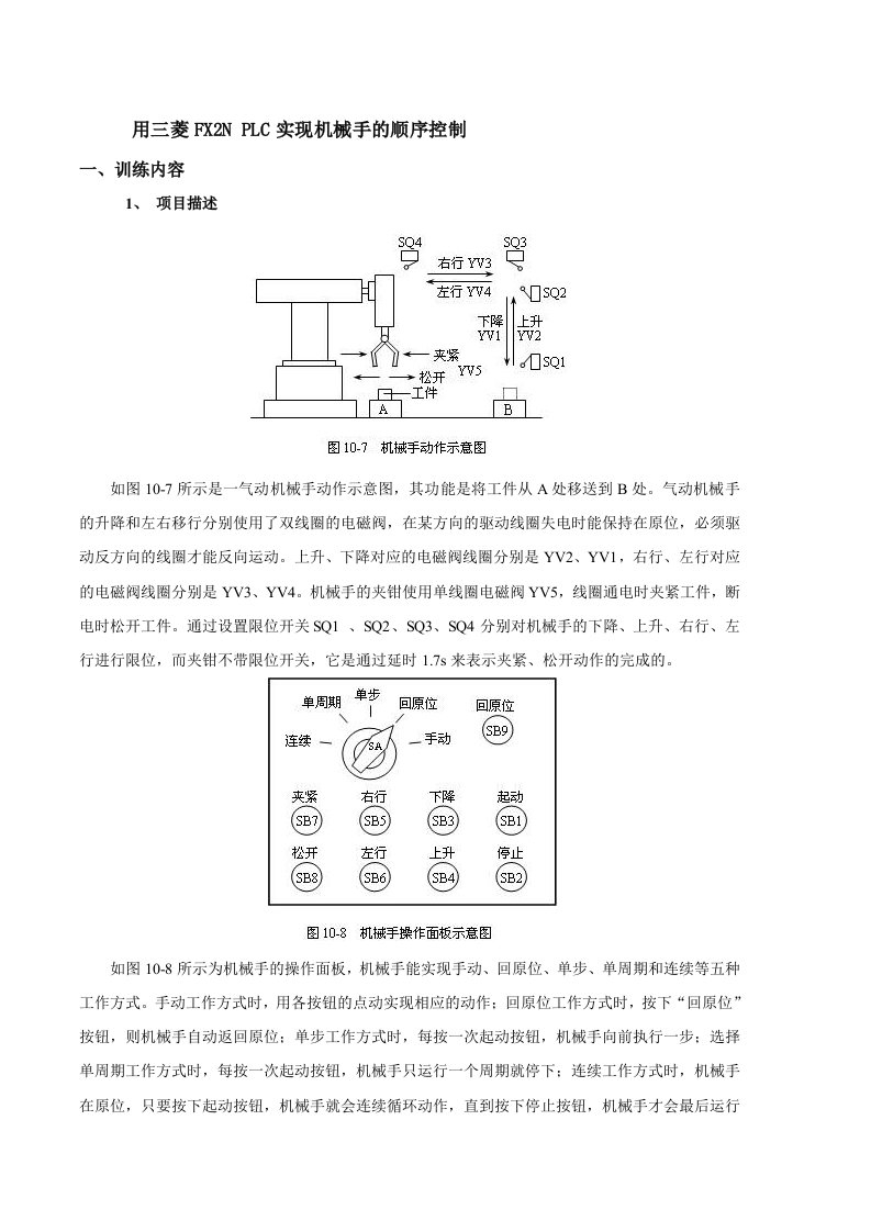 用三菱FX2N