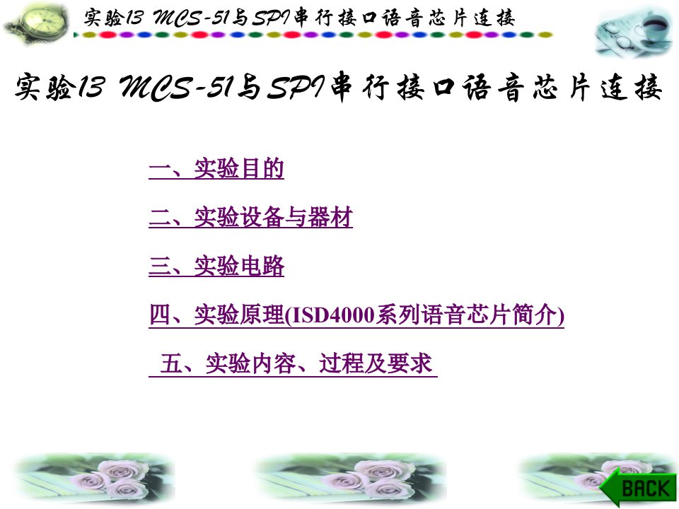 MCS-51与SPI串行接口语音芯片连接