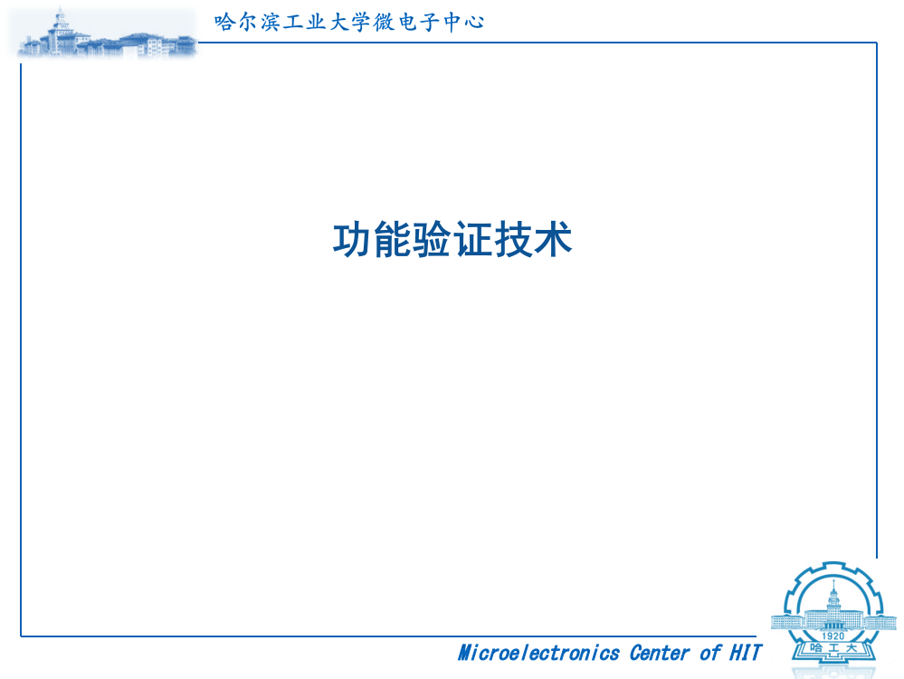 功能验证技术