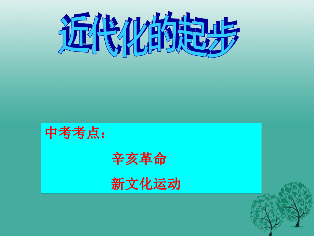 江苏省中考历史复习