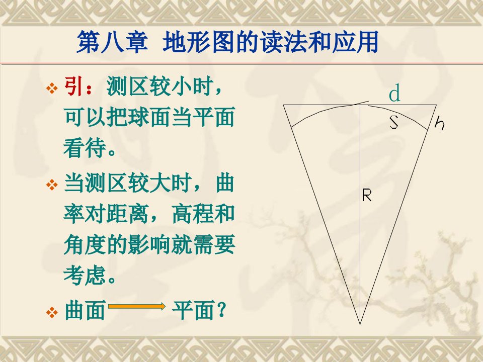 地形图的读法与应用