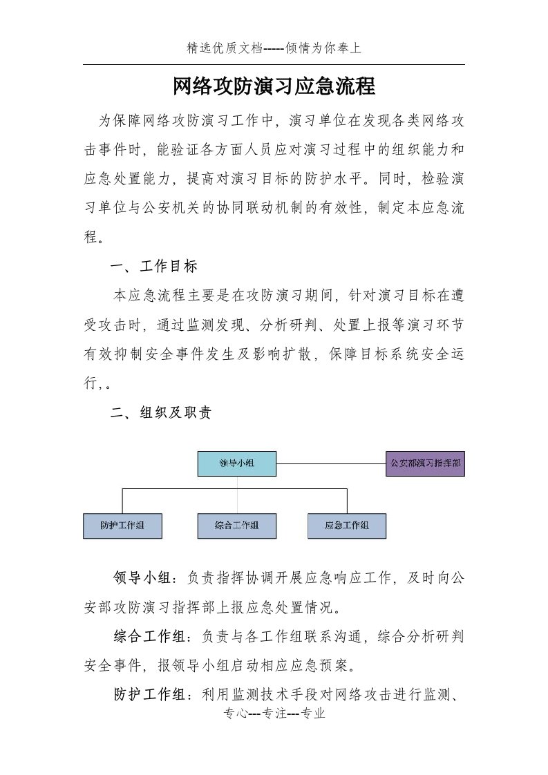 网络攻防演习应急流程(共4页)