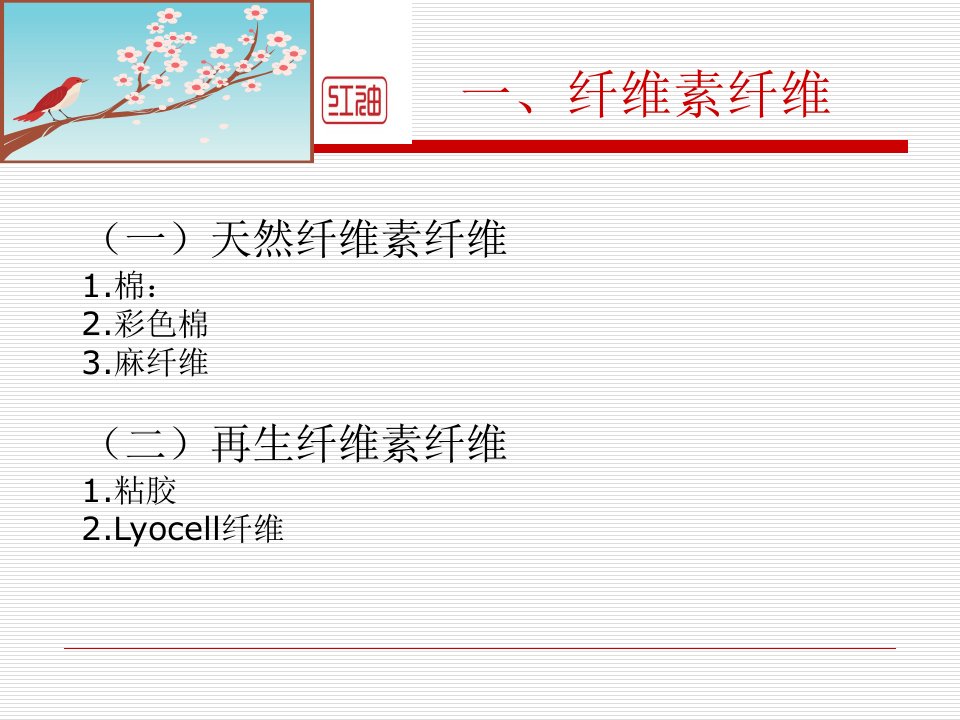 常用纤维棉麻最新课件