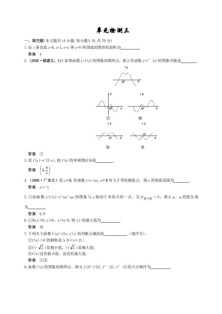 2012届舜耕中学高三数学（理科）一轮复习资料