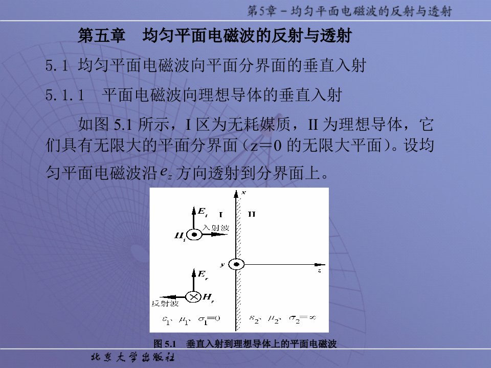 第5章－均匀平面电磁波的反射与透射