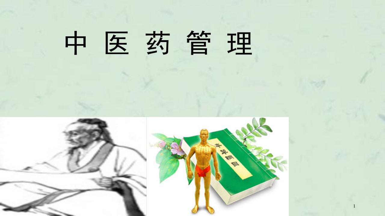 中医药管理课件