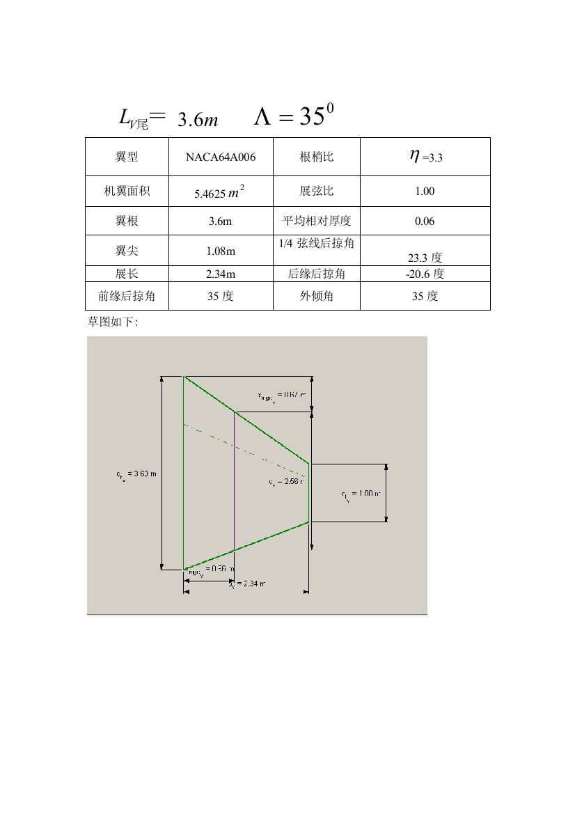 飞机总体大作业——四代机设计方案3