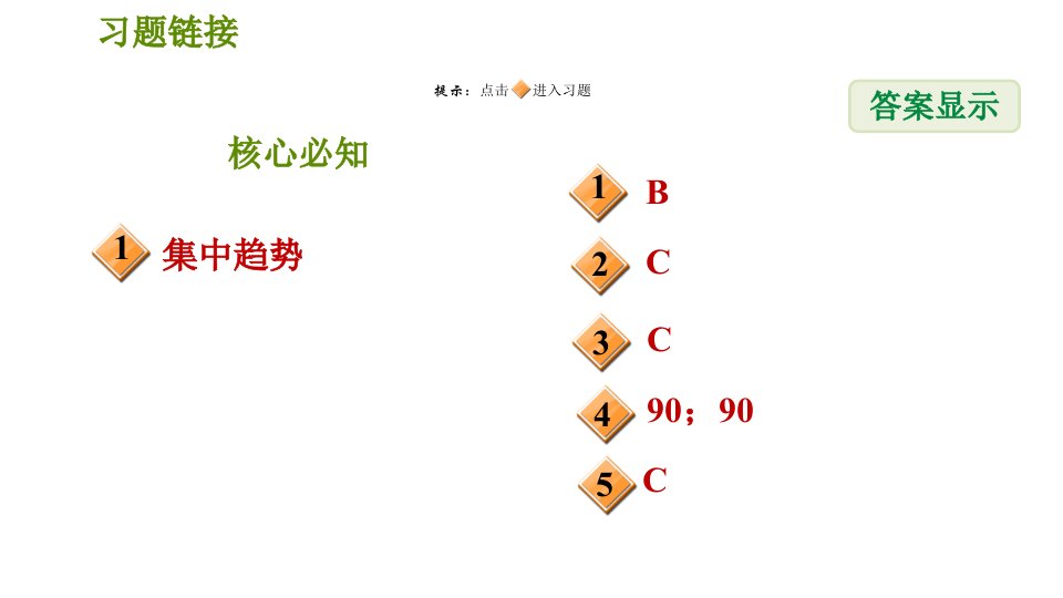 沪科版八年级下册数学第20章20.2.4平均数中位数和众数三数的综合应用习题课件