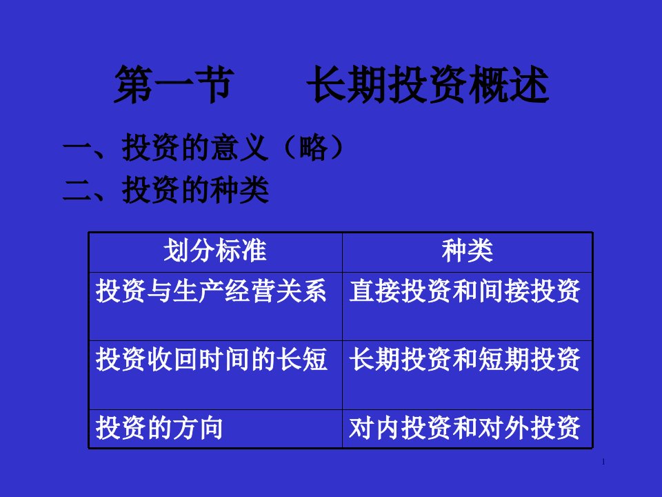 财务管理之长期投资决策分析71页PPT