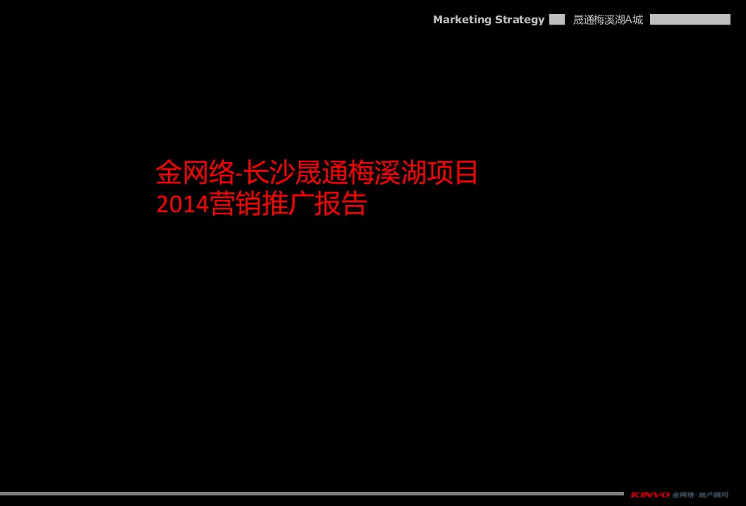 2014年长沙晟通梅溪湖项目营销推广报告