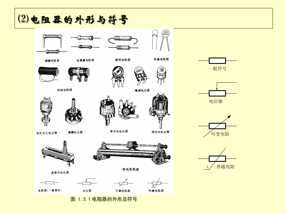 基本元件的识别