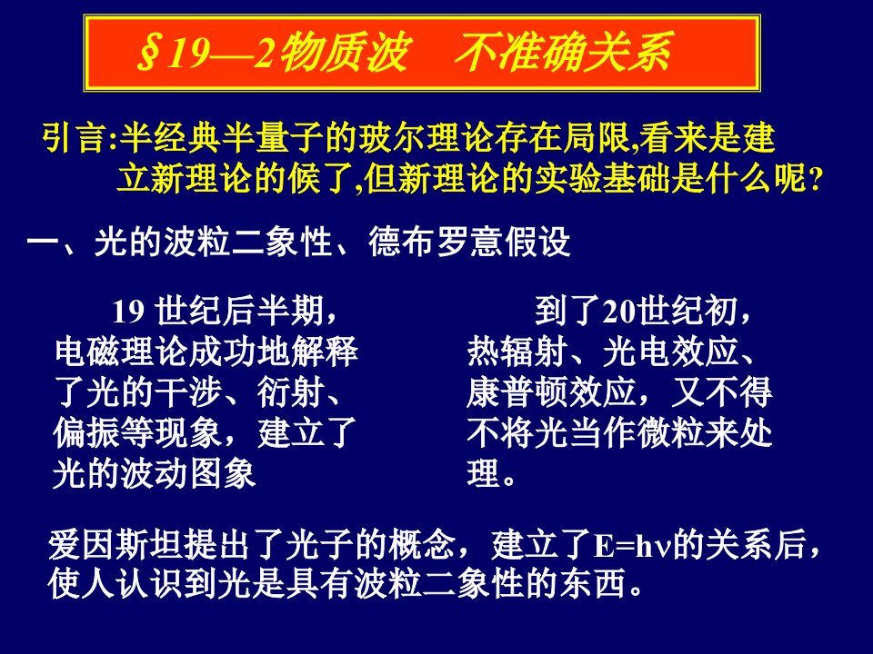 物质波测不准关系