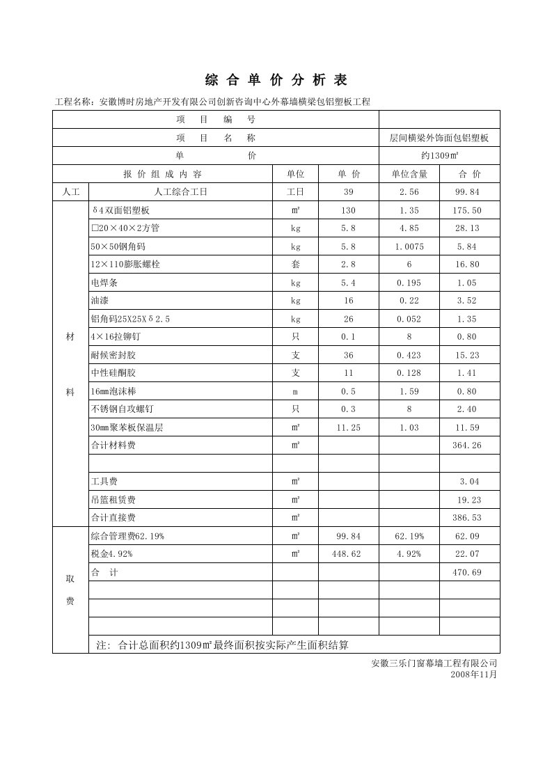 建筑幕墙施工进度计划表