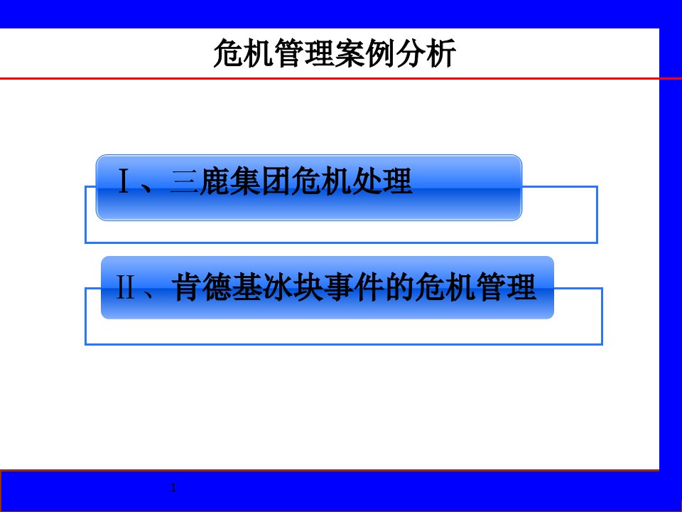 危机管理案例