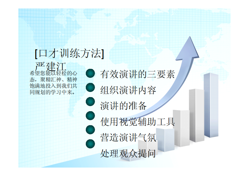 修身养性、自我提升之演讲篇演讲与口才之讲师培训