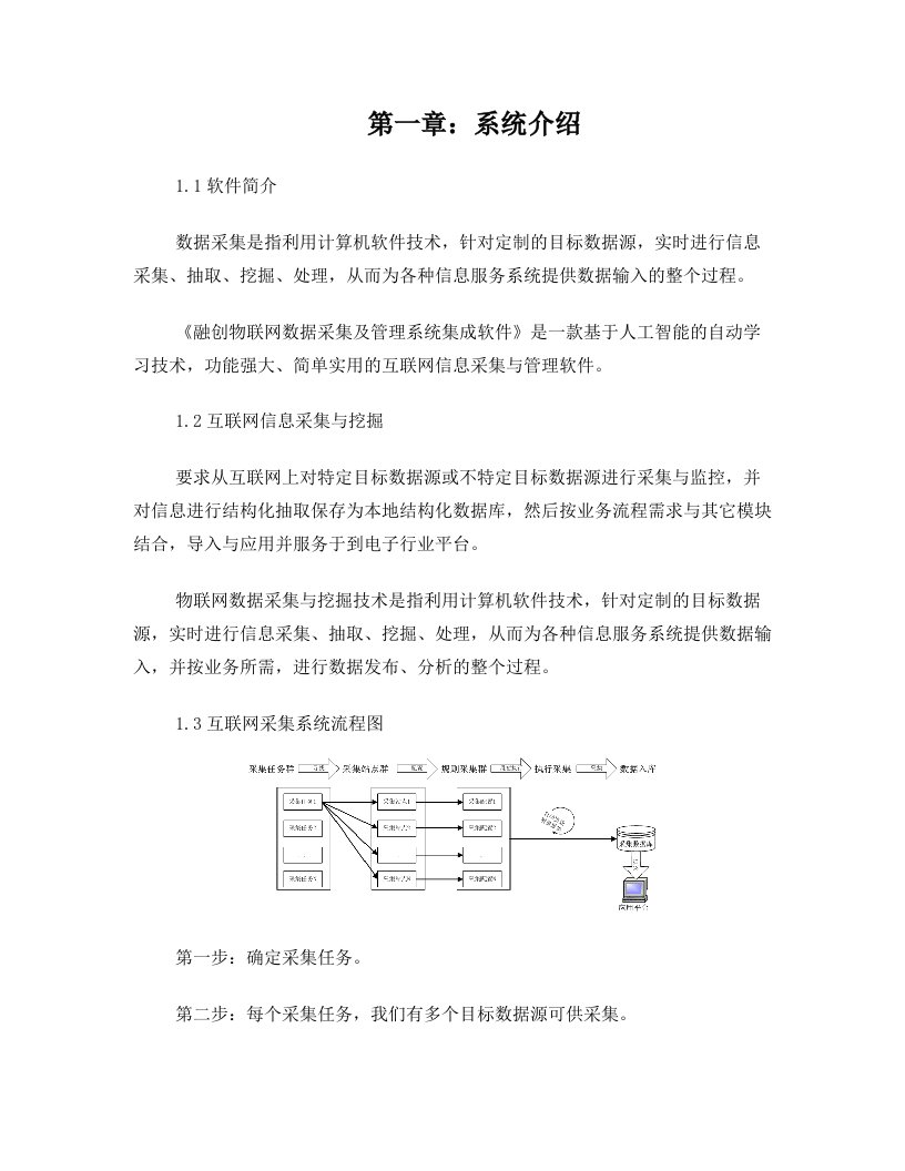 融创物联网数据采集及管理系统集成软件